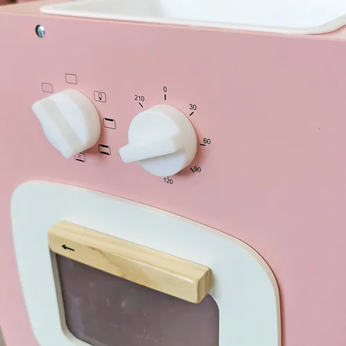 New Customized Pretend Play Big Cooking Toy Wooden Kitchen Toy Set for Kids