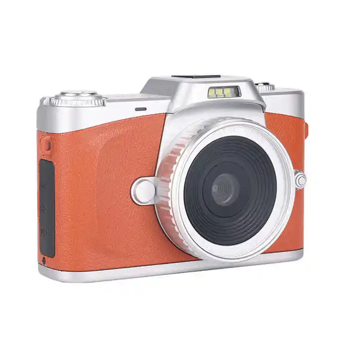 2025 Custom 4K 68 mp Retro Digital Camera With Built-in LED light Photo Camera Metal material 1200mAh battery