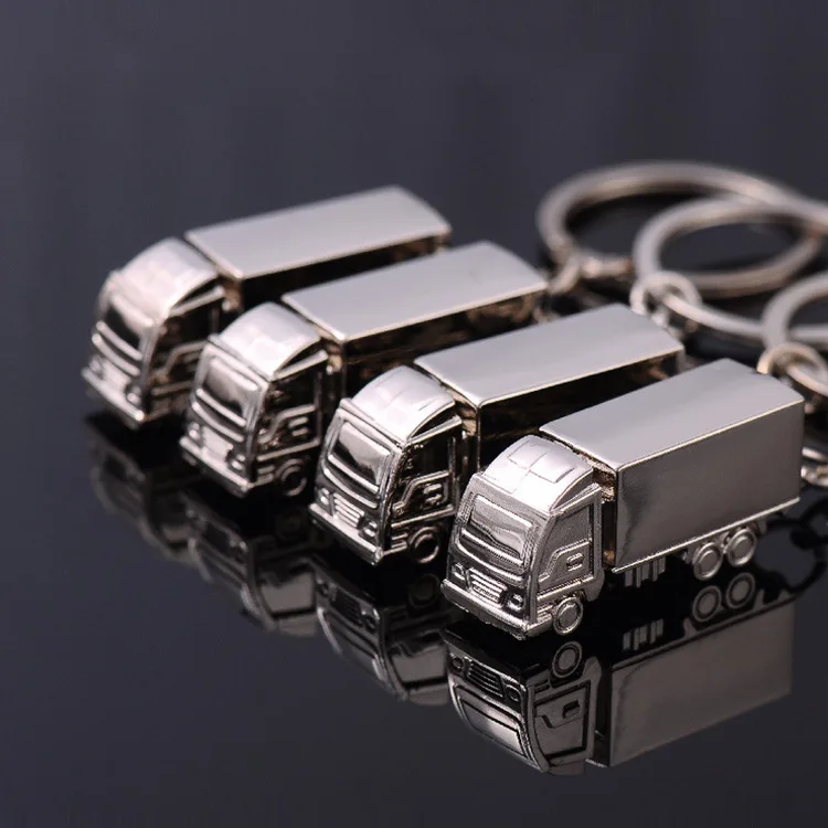 2024 Personalize Zinc Alloy Blank Metal 3D Keychains 3D  Custom Keychain Metal forklift keychains