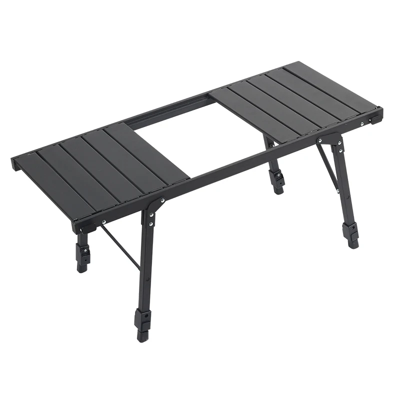 2023 New Outdoor Garden Multifunctional Detachable Aluminum Alloy Folding Portable Igt Camping Table For Picnic Bbq