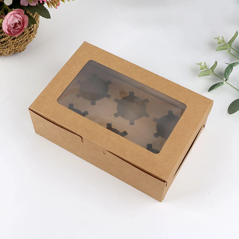 Wholesale high quality custom kraft paper chocolate boxs food packaging food grade with paper lid for food