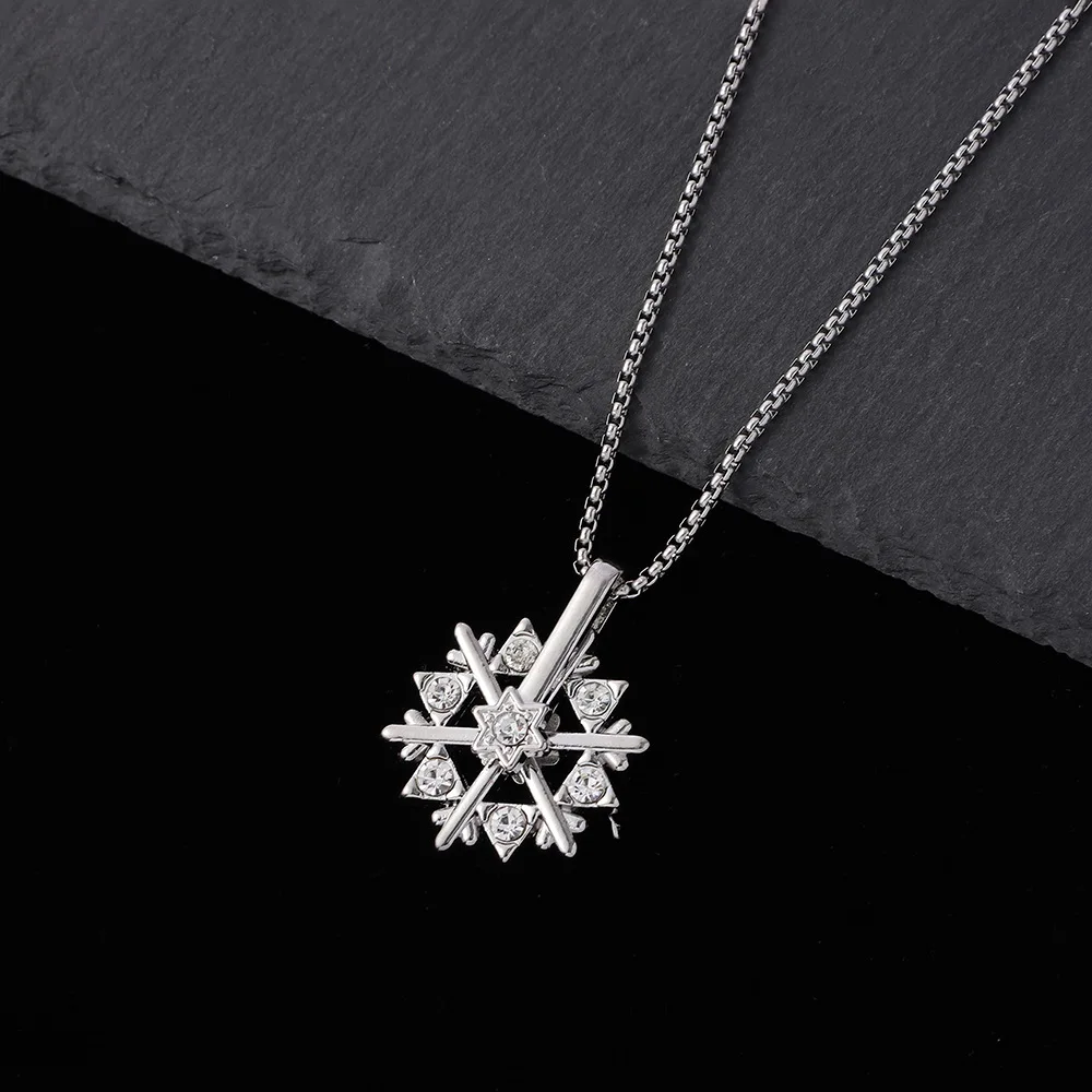 Black Custom Necklace Writing Jewelry Vintage Men Hip Hop Pendants Stainless Steel Punk Pendants