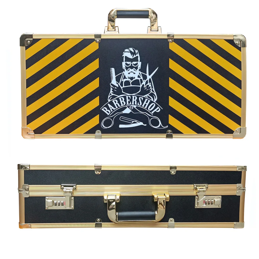 portable briefcase aluminum barber tool carry clipper case box custom barber kit hair clipper case with beautiful travel case