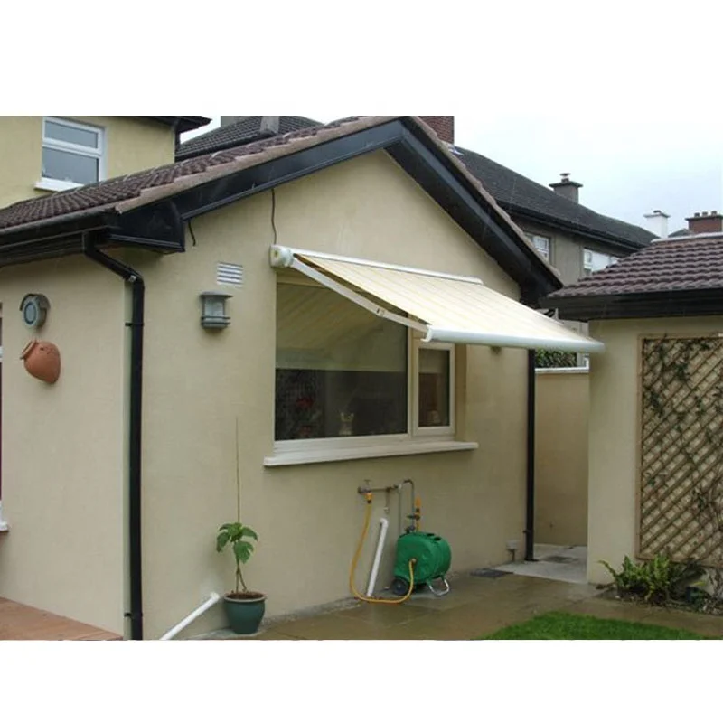 Best Choice Products 98x80-inch Retractable Aluminum Polyester Patio Sun Shade motorhome Awning Cover