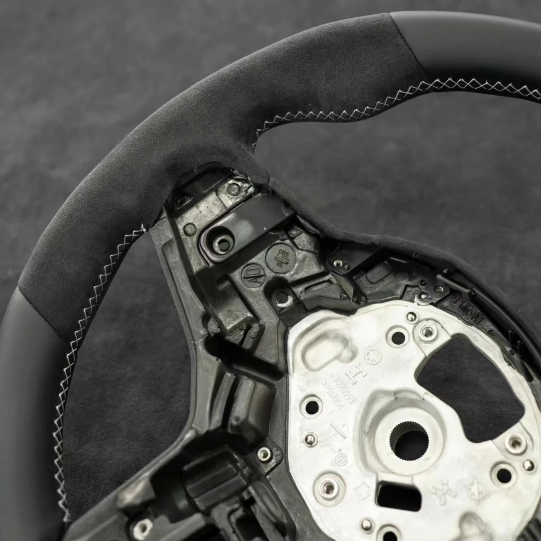 Кожаное рулевое колесо alcantara замшевый руль для BMW f11 f39 f22 f87 f21 f23 e90 e70 e91