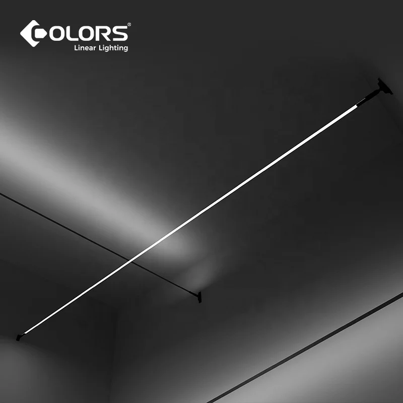 
COLORS skyline long linear light wall washer direct indirect lighting gallery space 20m CRI90+ 24V 2700K 3000K 4000K 6000K 