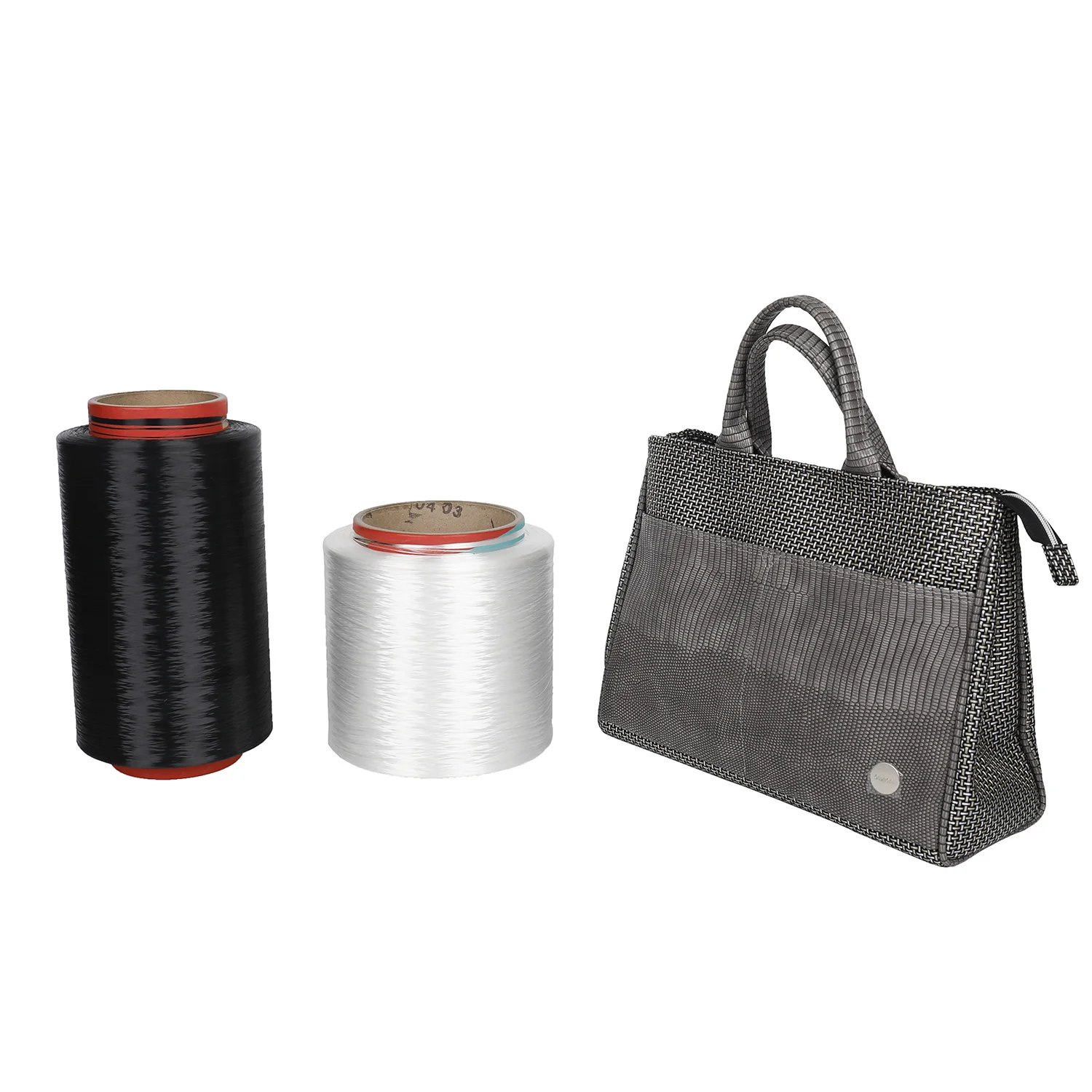 100% polyester yarn high tenacity 1000d raw white aa grade china factory