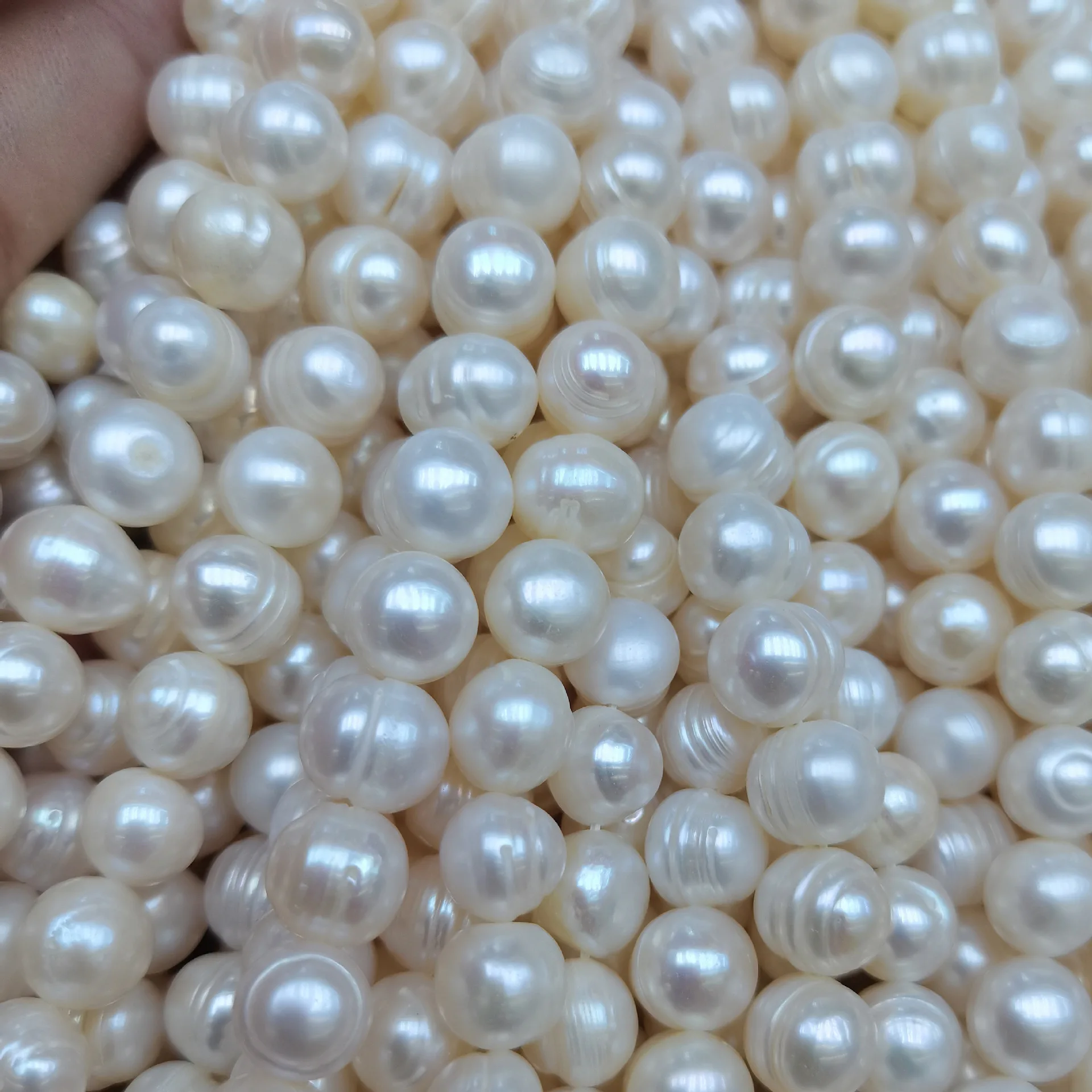 Cheap Price 4-11mm White Color Near Round Pearl Necklace Cultured Wholesale Freshwater Natural Pearl Strand