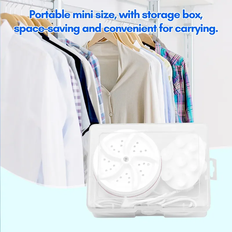 2023 New Design Hot Sell Mini Small Portable Automatic Washing Machine Smart Semi Auto Washer Turbine Electric Ultrasonic