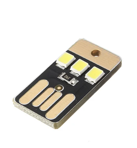 mobile power usb lamp portable USB camping light 3 LED light beads computer mini night light