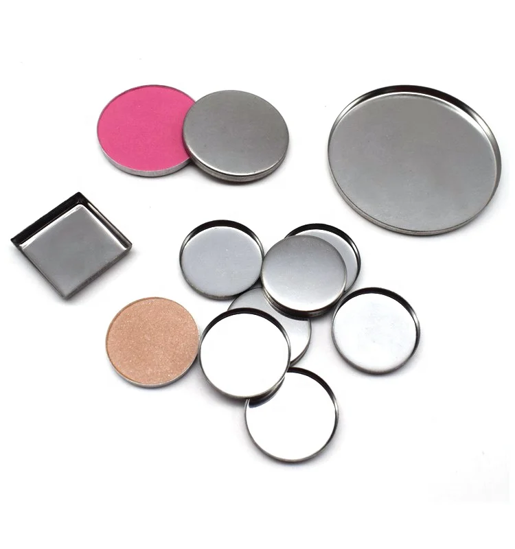 Multi-size Round Cosmetic Packaging Pan Empty 26MM Single Metal Eye Shadow Palette Magnetic Eyeshadow Pans