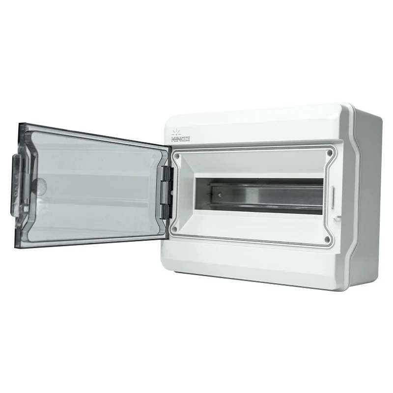 KINEE ABS Ip65 Plastic  Waterproof Cable Gland Electrical Enclosure Junction Box White Body Customized Industrial