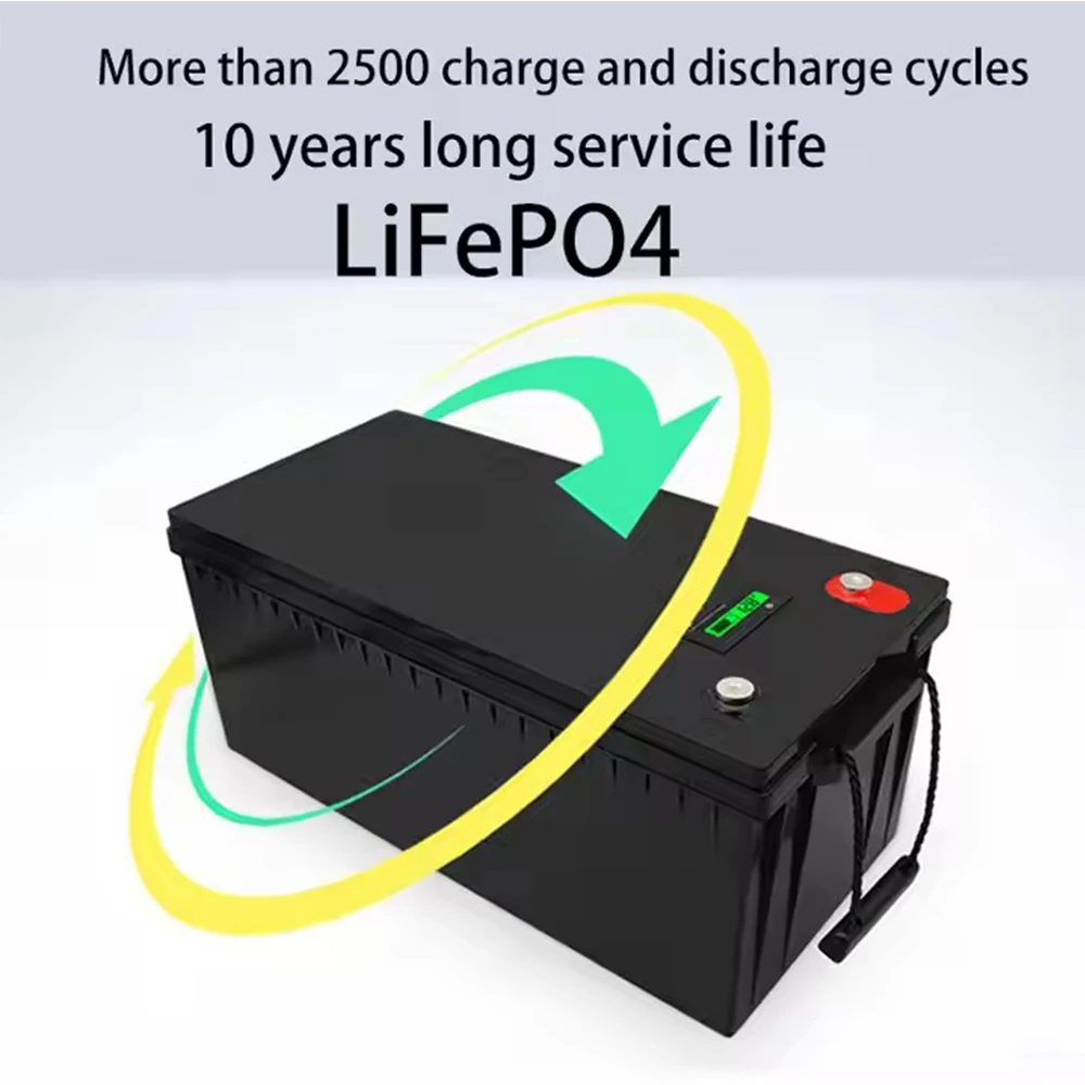 Аккумулятор LiFePo4 12 В 50AH 100AH 200AH батарея для хранения энергии Bluetooth IP65 водонепроницаемая нагревательная панель по индивидуальному заказу