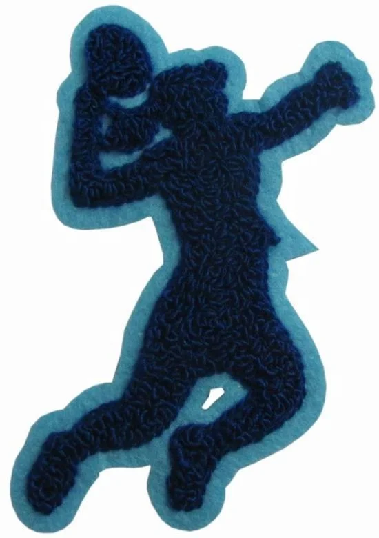 Hot Sale Embroidery Large Logo St. Patrick Day Lucky Clover Chenille Patches Iron On Holiday Patch For Clothing