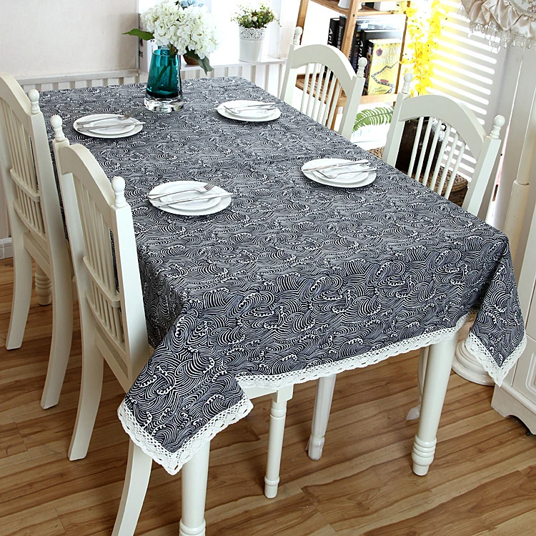 Good price custom fabric waterproof tablecloth for party