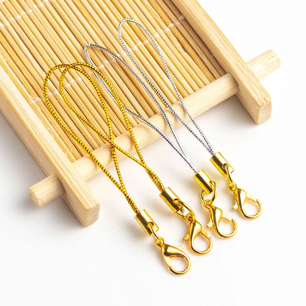 Mobile Phone Rope Lobster Clasp Golden Lanyard Diy Handmade Accessories Connector Hook Fastener Making