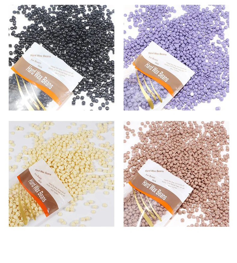 500g  hot sale hair wax beans sensitive hard wax body brazilian depilatory wax