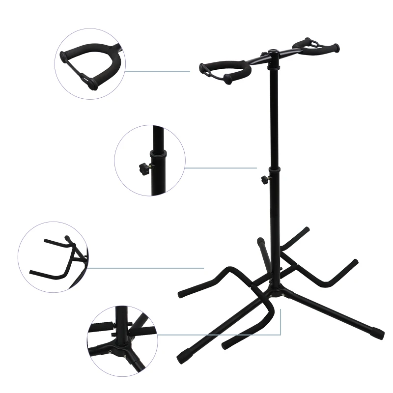 CT-305 China Manufacturers Of Vertical Guitar Stand Folk Classical Electric Bass Instrument Guitar Stand