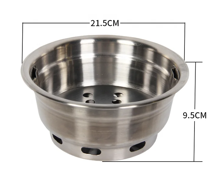 Commercial korean barbecue bbq accessories fire pit heat basin charcoal brazier with great price