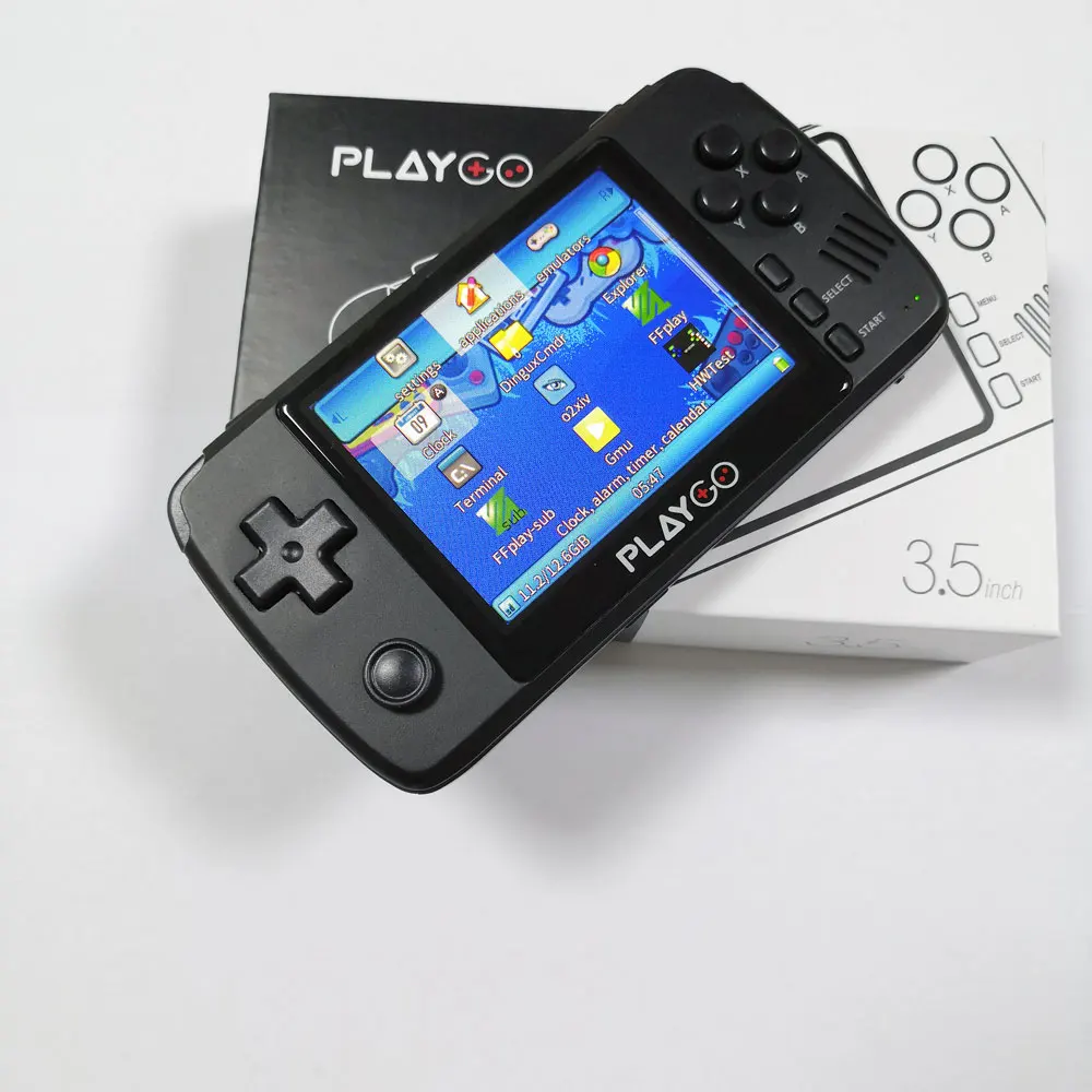 Playgo Upgraded 3.5 Inch IPS Retro Video Handheld Game Console Built in 16GB SD card 64 Bit Emulator console for PS1 GBA