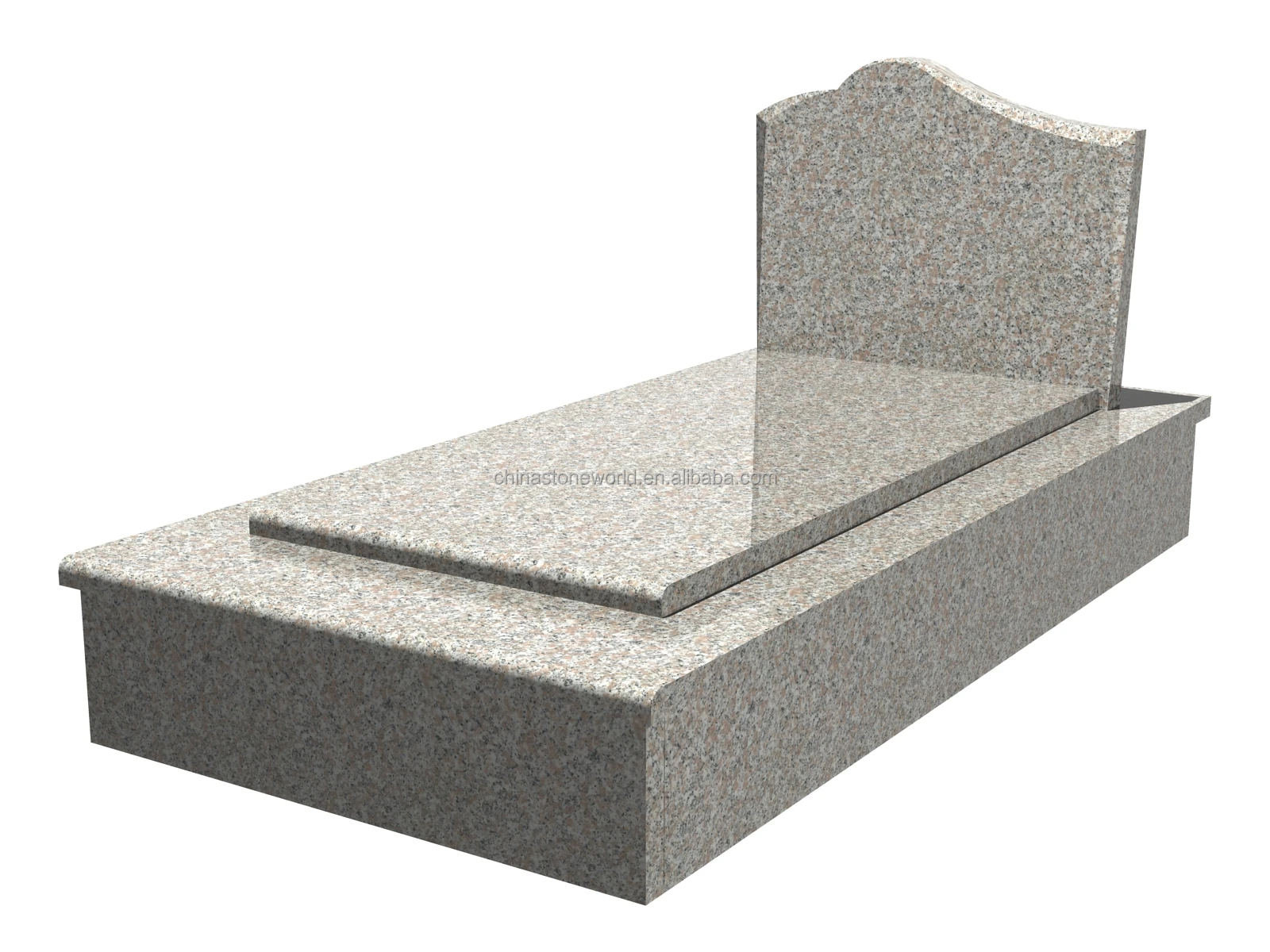 Cheap China Granite French style monument factory headstone tombstone