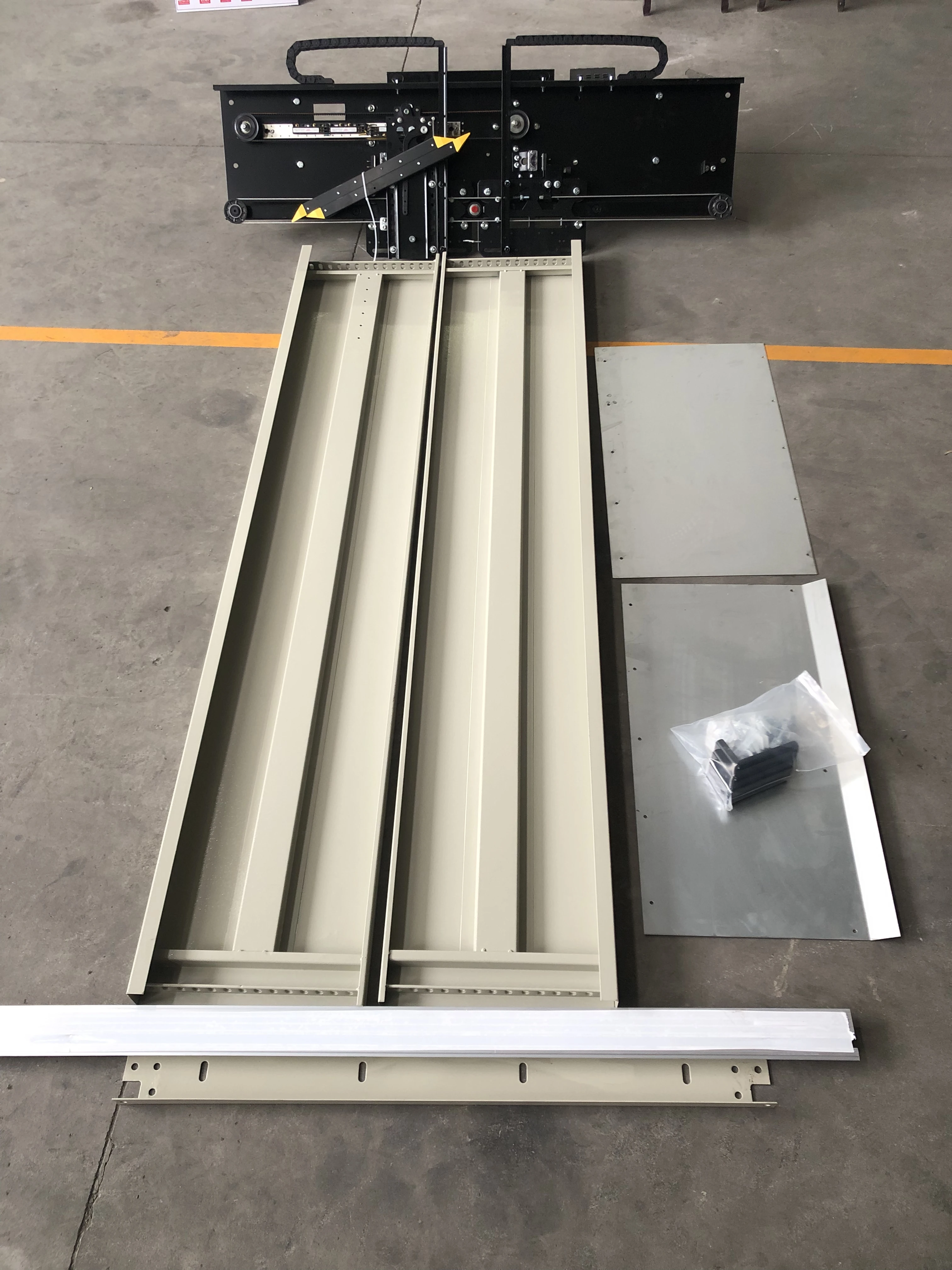 Zowee 700mm 800mm Center Opening Car Door Complete Set Elevator Cabin Lift Interior