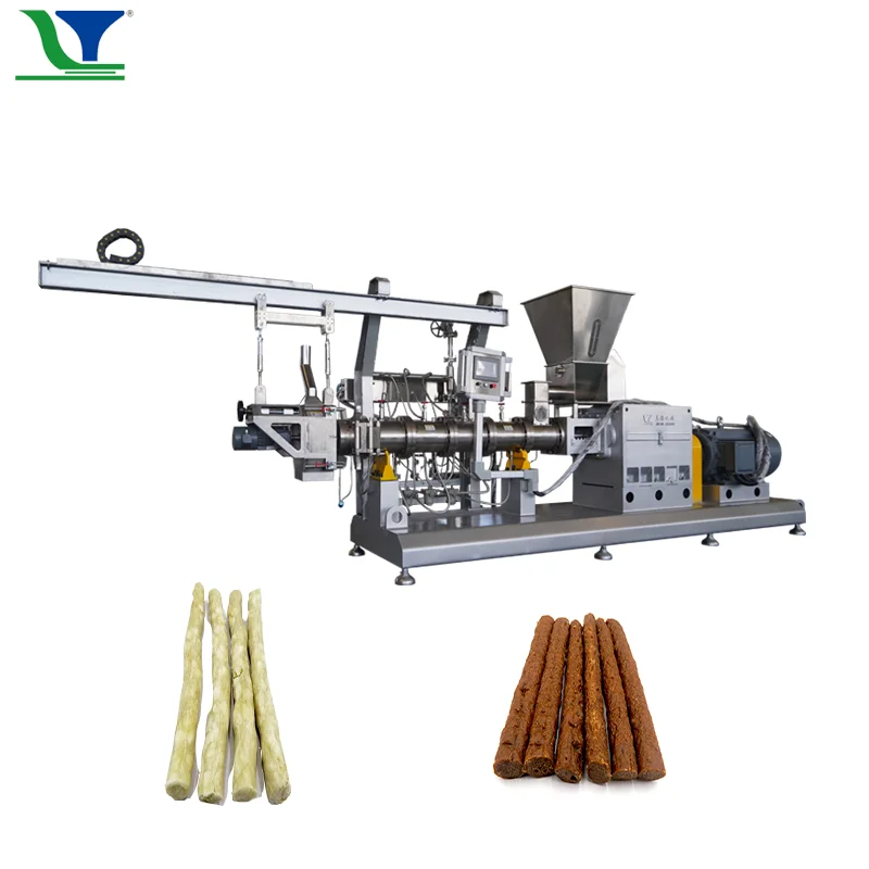 Машина для производства жевательных кормов домашних животных