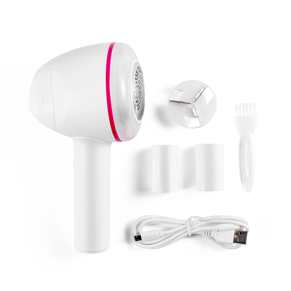 2 сменные лезвия Эко-дружественных электрическая сушилка для белья usb перезаряжаемые портативный ткань бритва триммер Машинка для удаления катышков