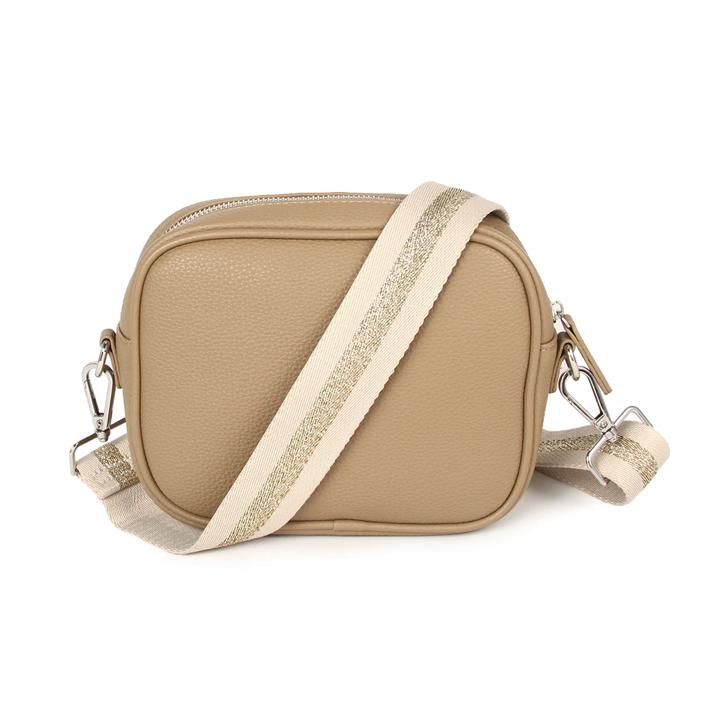 2024 new arrival Mocha color shoulder bag with chain women leather bags Cross body Bags for Women