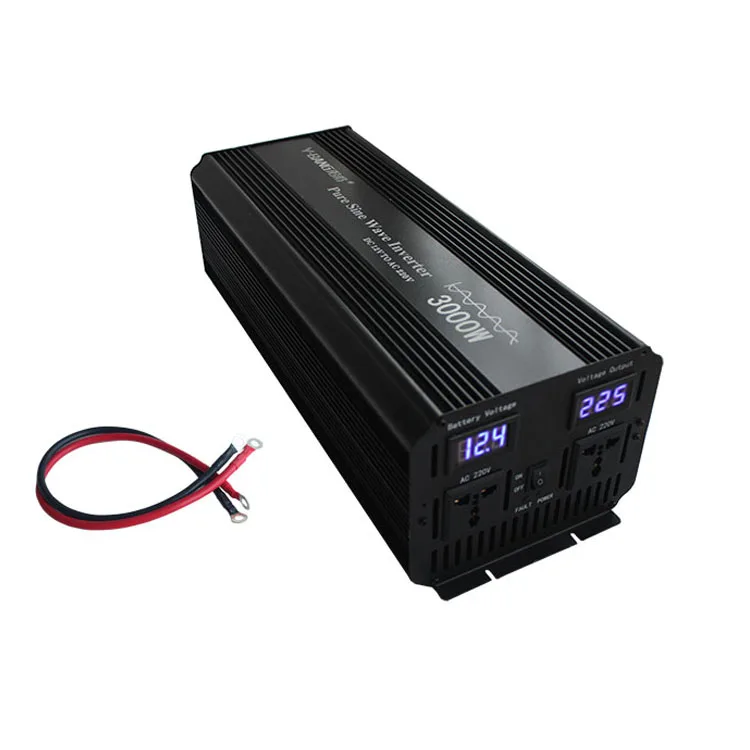 3000W pure sine wave inverter DC 12V 24V to AC 110V 220V off grid  50/60 hz