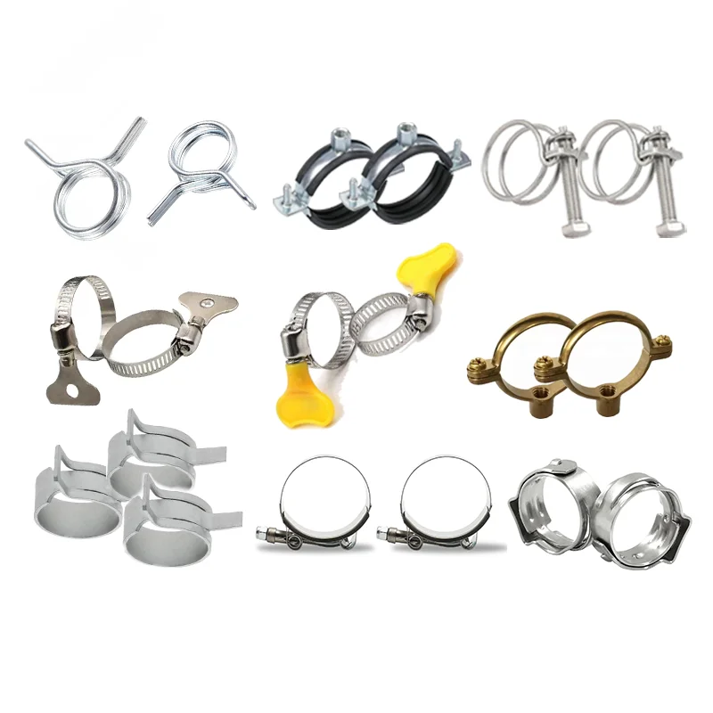 74-79mm 80-91mm 92-97mm carbon, steel Adjustable T Single Bolt Clamps Double Wire Hose Clamps Heavy Duty T Bolt clamps/