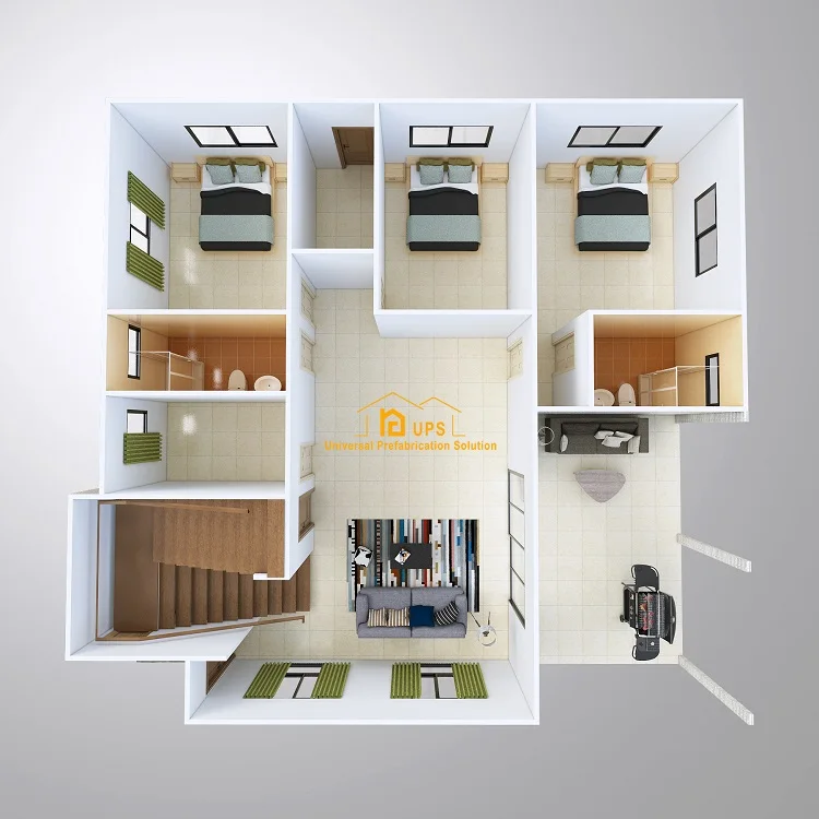 China new design beach house china prefabricated foam cement other hotel room