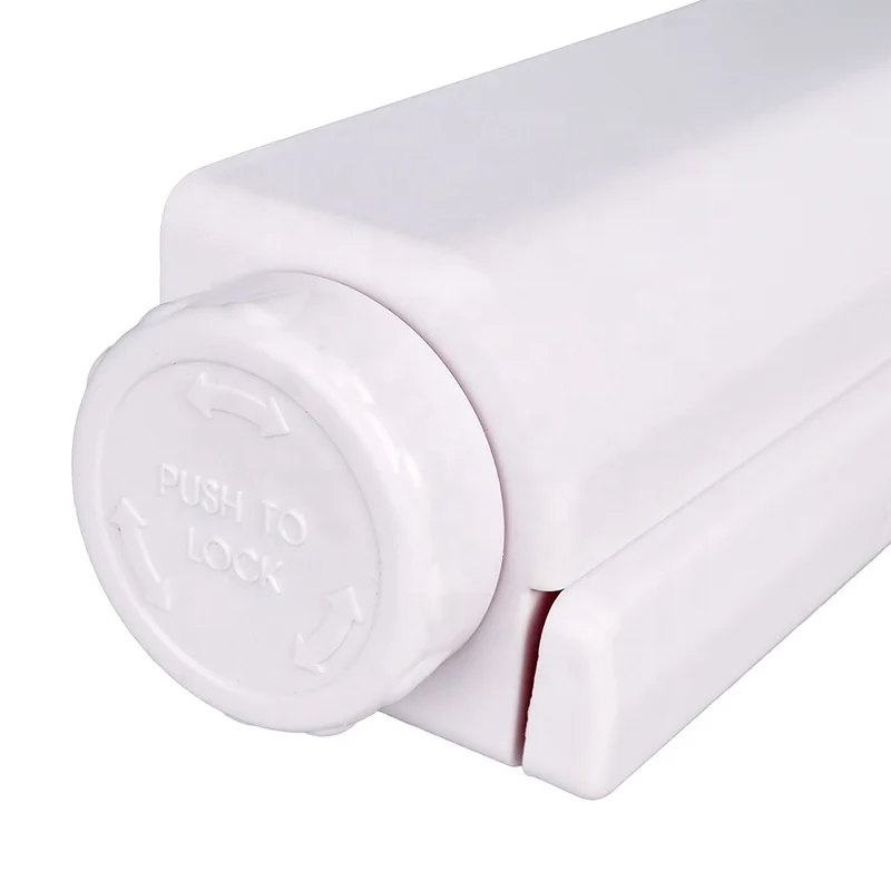 Hot selling  ABS 4 line retractable washing line clothesline for balcony clothes line with 4 hooks wall mounted