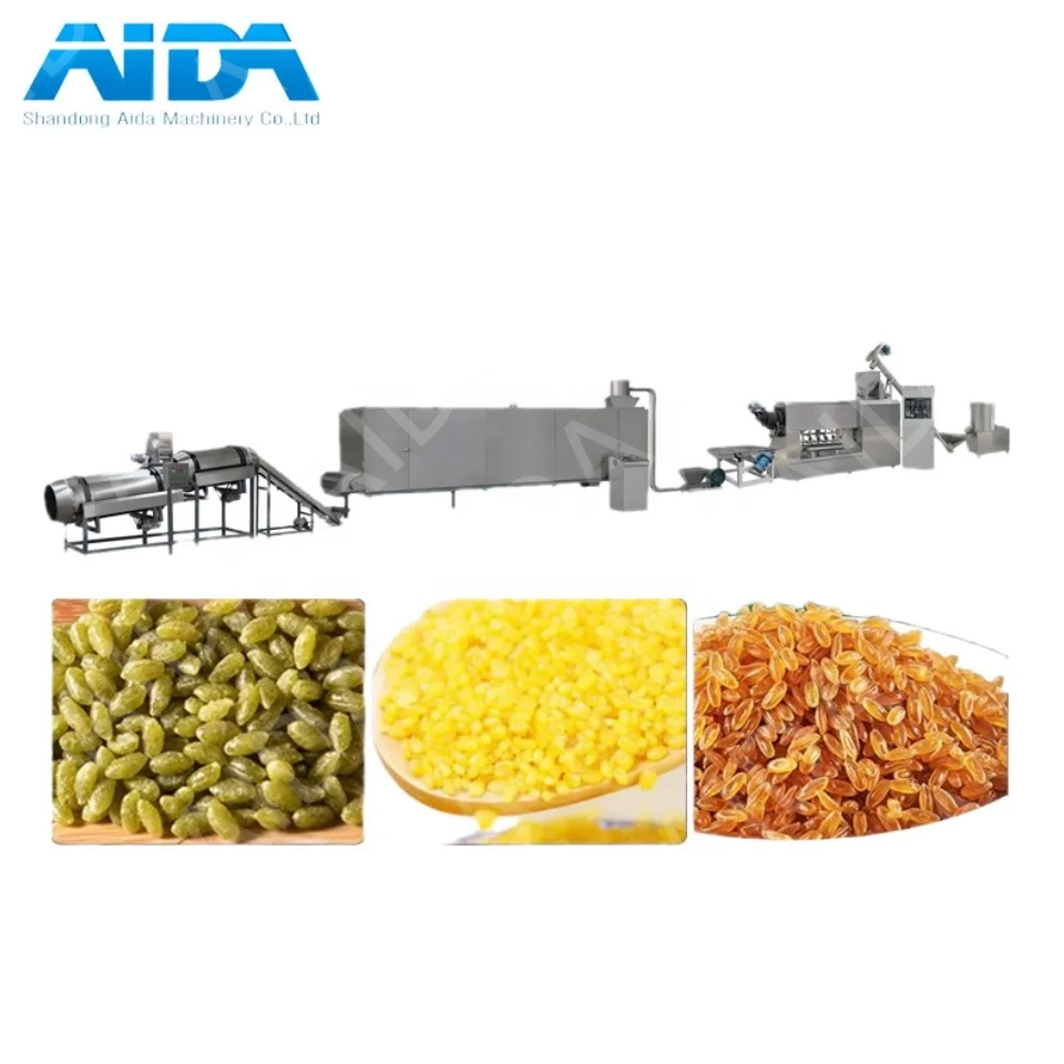 Automatic Artificial Rice Making Machine Plant Nutritional Artificial Rice Machine Production Line