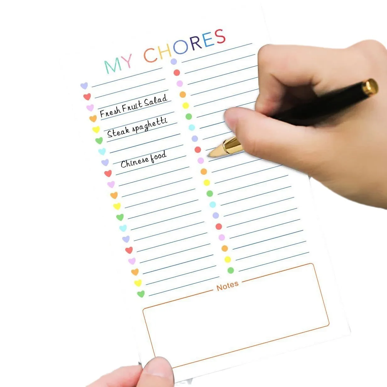 Hot Sales Custom Oem Memo Pad Fridge Magnet Strong Magnetic To Do List Notepad
