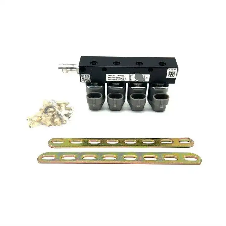 Lpg Cng Sequential Fuel System Injection Auto Gas Efi Kit Injector Rail 2ohm 3ohm 4 Cylinder Car Injector Rail