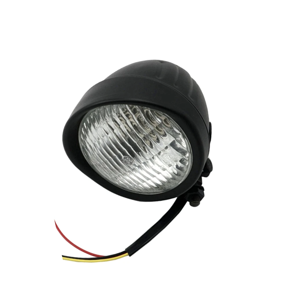 4.5' Matte Black Classic Custom Motorcycle Headlight for Sport bikes