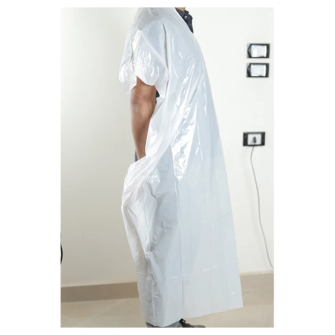 Quality wholesale cheap disposable hairdressers apron plastic