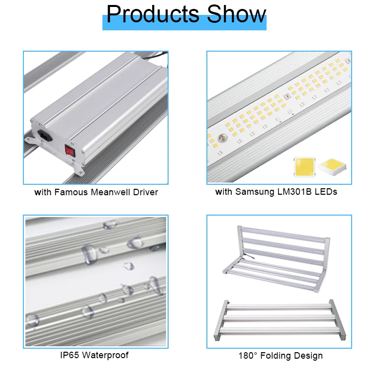 Indoor Hydroponic 480W Full Spectrum Led Grow Plant Light Lamp 480W 6 bar Grow LED Light For Indoor Garden Plant Grow