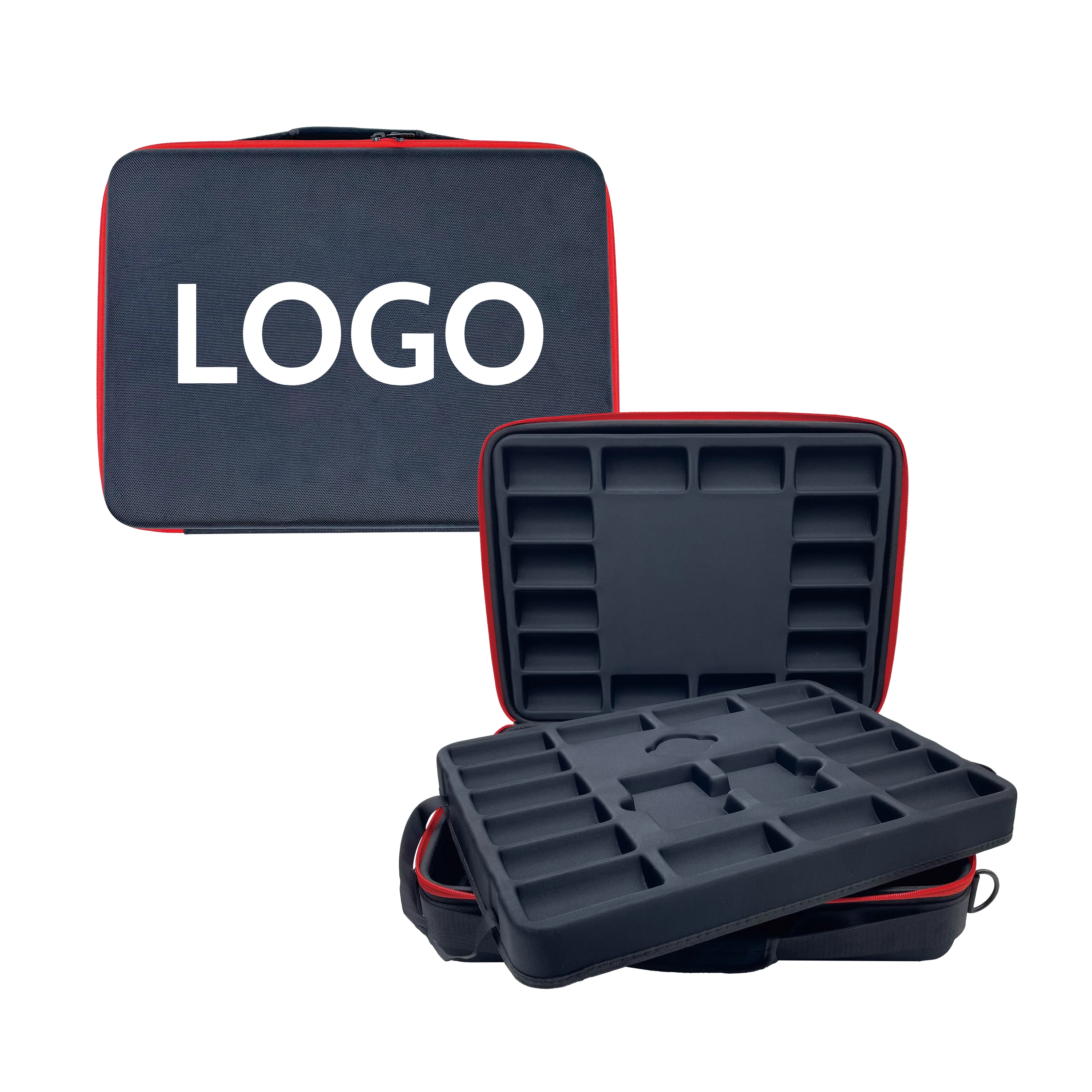 Custom chip 1000 bag EVA case eva chip bag portable zipper entertainment kit