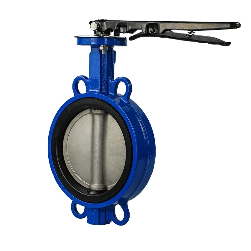tianjin butterfly valve 4 inch manual butterfly valve QT450 Body Handle Manual Wafer Butterfly Valves