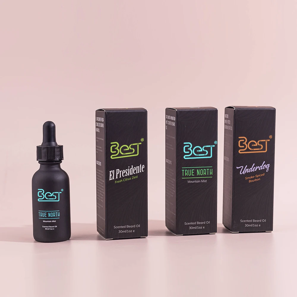 Essential Oil Bottle 15ml 30ml 50ml Empty Perfume Bottle Matte Black Roll On Glass Bottle with Custom Screen Printing Logo