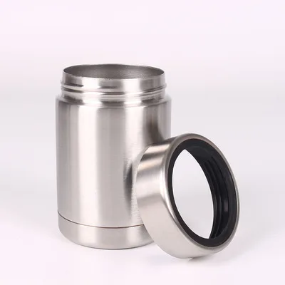 12 oz Wholesale Most Popular Product Slim Can Cooler Customize Stainless Steel Beer Can Cooler Sports Beer Cooler Holder