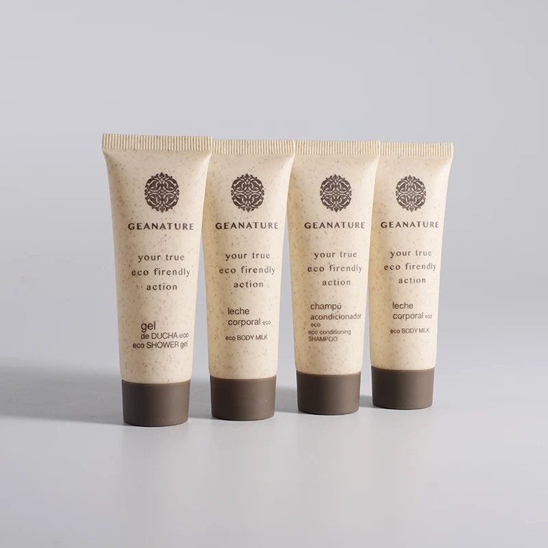 Biodegradable Wheat Straw Cosmetic Tube Packaging For Cosmetics