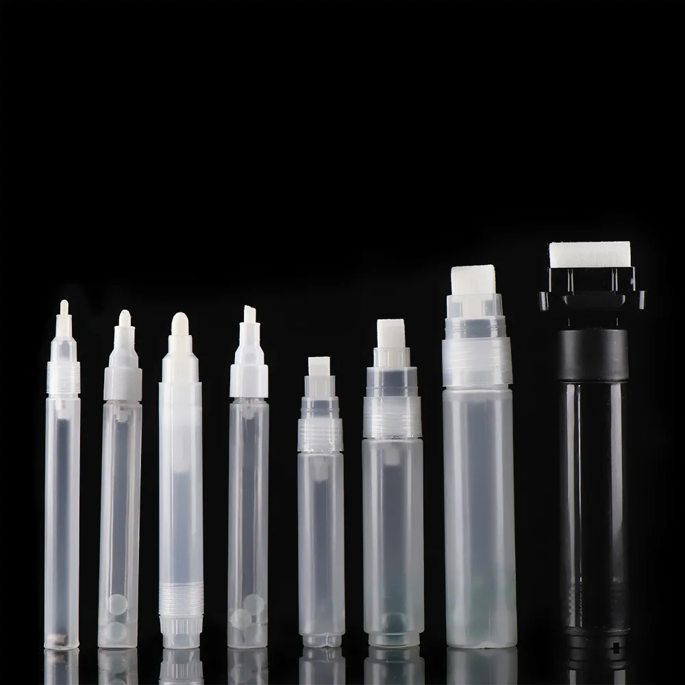 X929-1 Wholesale 3mm 4mm 6mm 8mm 10mm 15mm 30mm Empty Rechargeable Pen Paint Empty Marker Pen