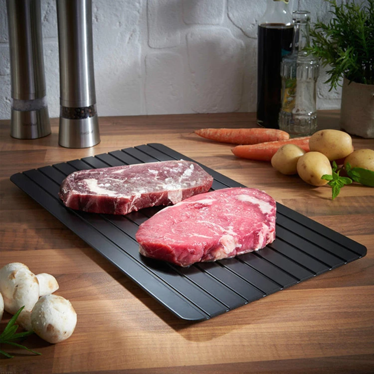  Самый продаваемый товар на Amazon безопасная тарелка для размораживания мяса лоток быстрого замороженных