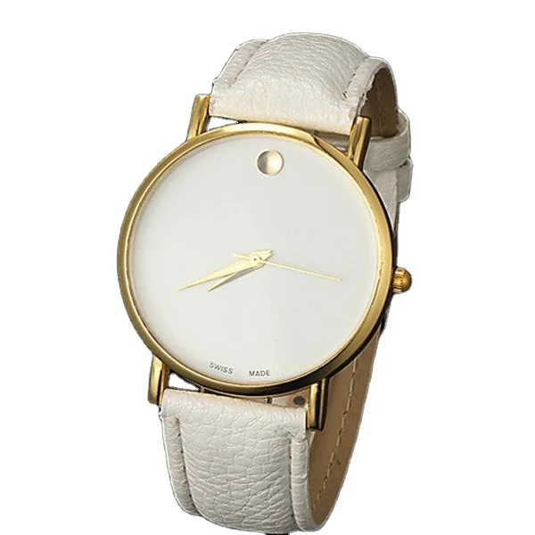 New Male Watch Luxury Good quality automatic watch chinese  Business Brown Leather Quartz Wrist Watches for Men