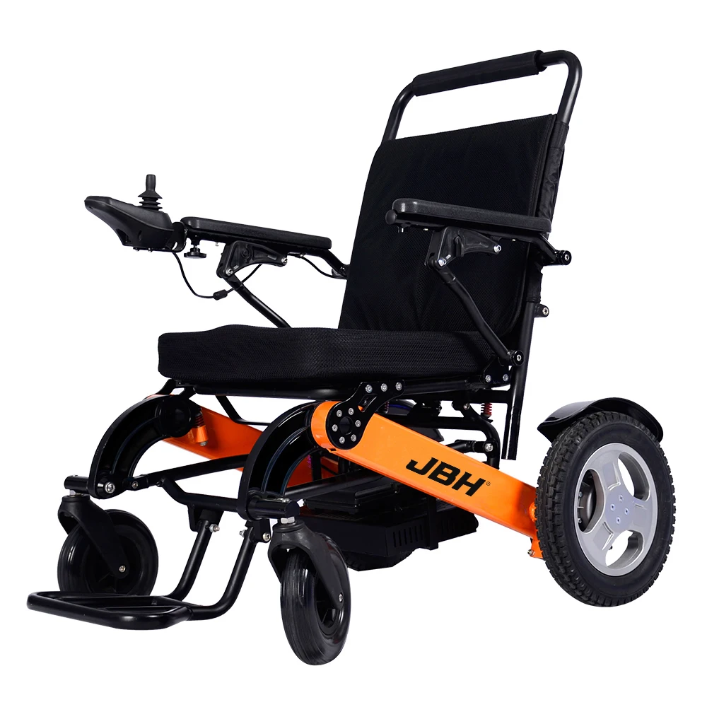Safe JBH D12 cheap automatic  electric wheelchair with health care supplies