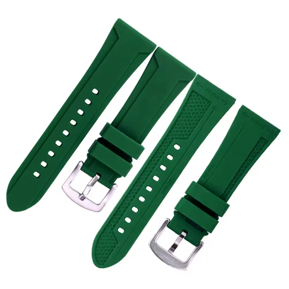 Best Watch Strap Male Outdoor Waterproof Silicone Watch Strap Accessories Wholesale 22/24/26mm Multi Color Watch For Panerai