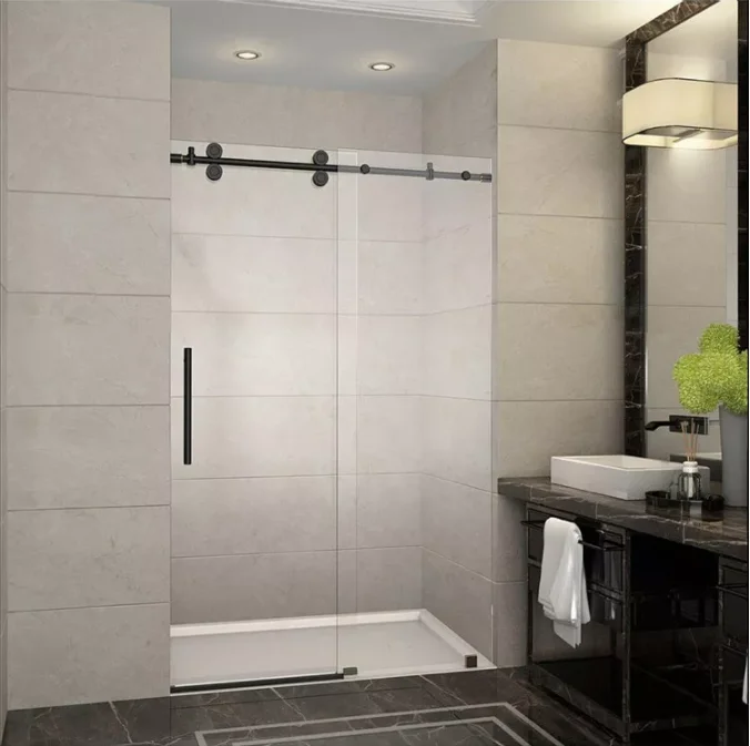 shower cabin steam shower room/shower enclosure supplier tempered glass